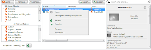 Pra Jump Client Jump Clients | BeyondTrust