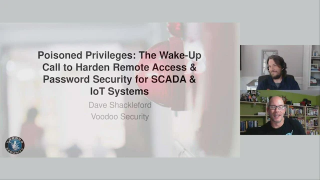 Webinar 2021 04 13 Poisoned Privileges webinar with Dave Shackleford 0000008
